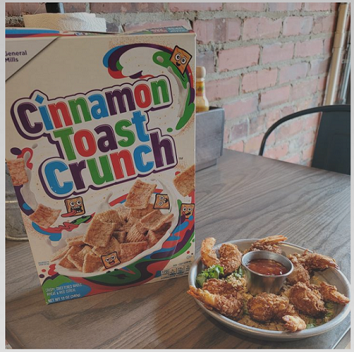 was there shrimp in cinnamon toast crunch